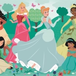 Puzzle maxi 104 dielikov Disney Princezné