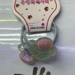 Sada vlasových gumičiek s hubovým motívom