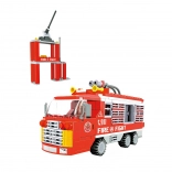 Kompatibilná stavebnica BLOXO hasiči – hasičská stanica 278 dielikov