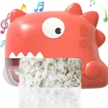 Dinosaurí výrobník peny do kúpeľa WOOPIE oranžový