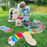 Súprava senzorických stôp a kruhov II