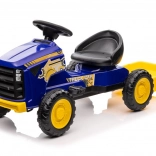 Šliapací traktor modrý