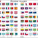 Larsen puzzle Vlajky 80 dielikov