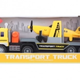 Kamión s lietadlom na batérie so svetlami a zvukmi