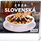 Stolový kalendár Slovenská kuchyňa 2026