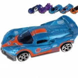 Sada športových autíčok 1:64, 6 ks, kov a plast, voľnobeh