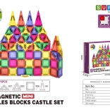 Farebná magnetická stavebnica 75 dielov