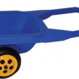 Červené koliesko na piesok