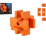 Drevený hlavolam BrainTwister do krabičky 8 × 5 × 5 cm