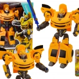 Auto Robot 2v1 transformujúci športový auto žlté