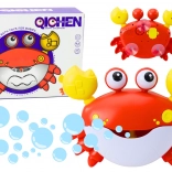 Stroj na bubliny červený krab