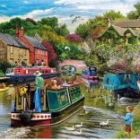 Gibsons puzzle Oddych pri rieke 1000 dielikov