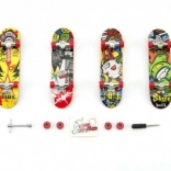 Skateboard Na Prsty Plastový 10 cm s Doplnkami