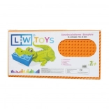 Oranžová stavebná podložka JUNIOR 16x32 bodov