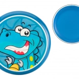 Detský frisbee s dinosaurami 20 cm modrý
