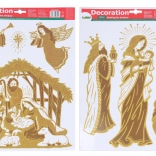 Okenná dekorácia Betlehem 41 × 29 cm Vianoce