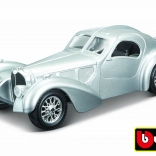 Model auta Bugatti Atlantic 1:24 strieborná od Bburago