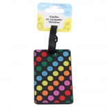 Visačka na batožinu z gumy s pásikom