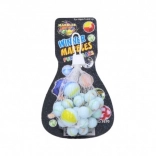 Sklenené cvrnkacie guľôčky Mramor