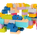 Súprava Mäkkých Kociek pre Deti 126 ks