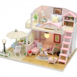 Miniatúra domčeka Ružový dom 2Kids Toys