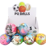 Mäkká loptička so zvieratkami 10 cm