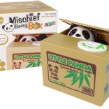 Box na peniaze Panda sa učí zachraňovať bambus