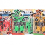 Skladací stavebný robot – plastová stavebnica 2v1