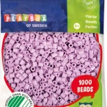 Zažehlovacie korálky pastelové fialové