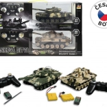 Tank na diaľkové ovládanie MaDe 2 ks s pojazdnými pásmi
