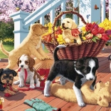 Puzzle Šteňatá 1000 dielikov DINO