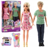 Sada Bábik Anlily Dievča s Chlapcom a Doplnky