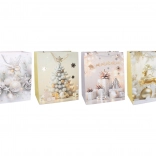 Darčeková taška M 26 × 32 × 10 cm Vianoce