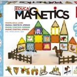 Magnetická stavebnica EDUCA Magnetics EKO Farma 28 dielov