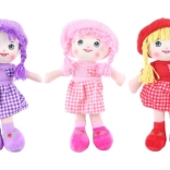 Handrová bábika s klobúkom 47 cm