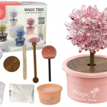 Magický strom Pestovanie kryštálov Experimenty Ružová