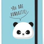 Poznámkový blok s tvrdou obálkou s pandou A5