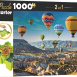 Puzzle a triedič TREFL 2v1 Balóny nad Kapadóciou 1000 dielikov