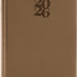 Týždenný diár Essenza 2026 orech 15 x 21 cm