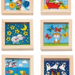 Drevená hračka do vrecka Guľôčka do jamky od GOKI