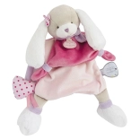 Plyšová maňuška Psík ružový