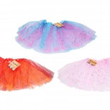 Karnevalová dvojvrstvová sukňa, mix farieb