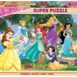 Drevené puzzle DISNEY princezné 100 dielikov EDUCA