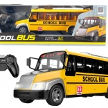 rc školský autobus so svetlami žltý