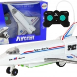RC prúdové lietadlo s diaľkovým ovládaním – biele