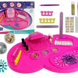 Súprava na úpravu nechtov s UV lampou a lakmi