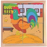 Kockové puzzle – život na vidieku