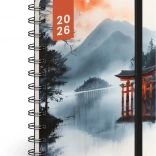 Notique špirálový diár Petito Japonsko 2025/2026