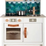 drevená detská kuchynka small foot tasty biela so svetlom a zvukom