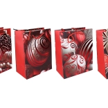 Darčeková taška M vianočná 26 × 32 × 10 cm